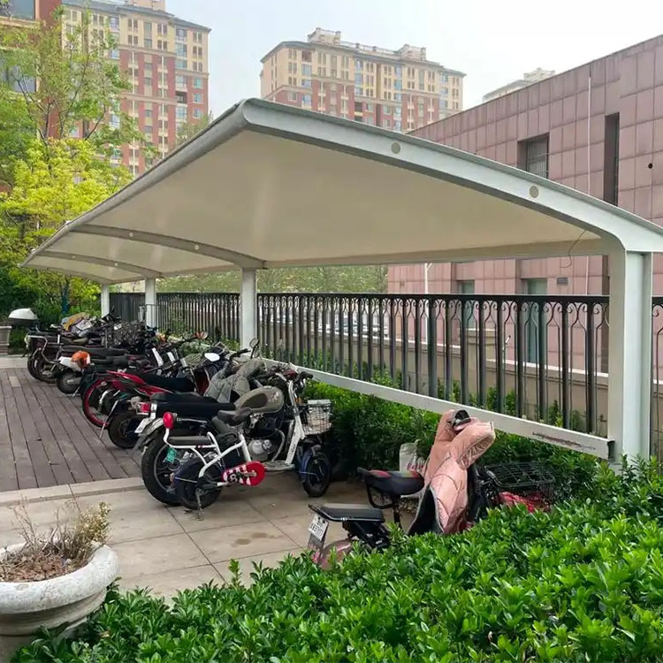 壤塘县膜结构电动车棚